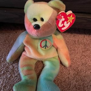 Peace Bennie Baby Rare